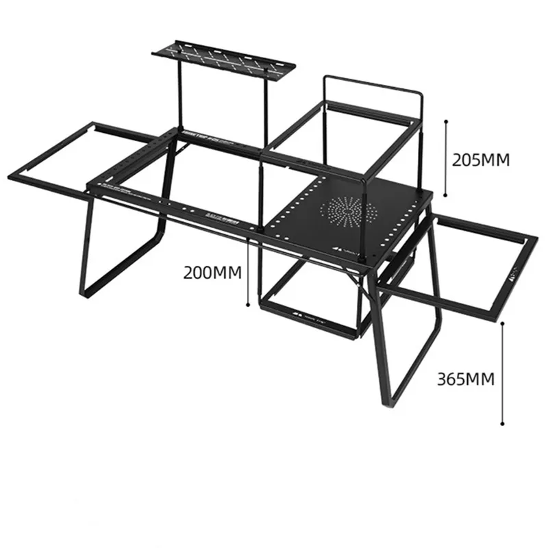 Multifunctional Outdoor Camping Table, IGT Camping Folding Table, Detachable Unit Board Combination Table, Portable Picnic Table