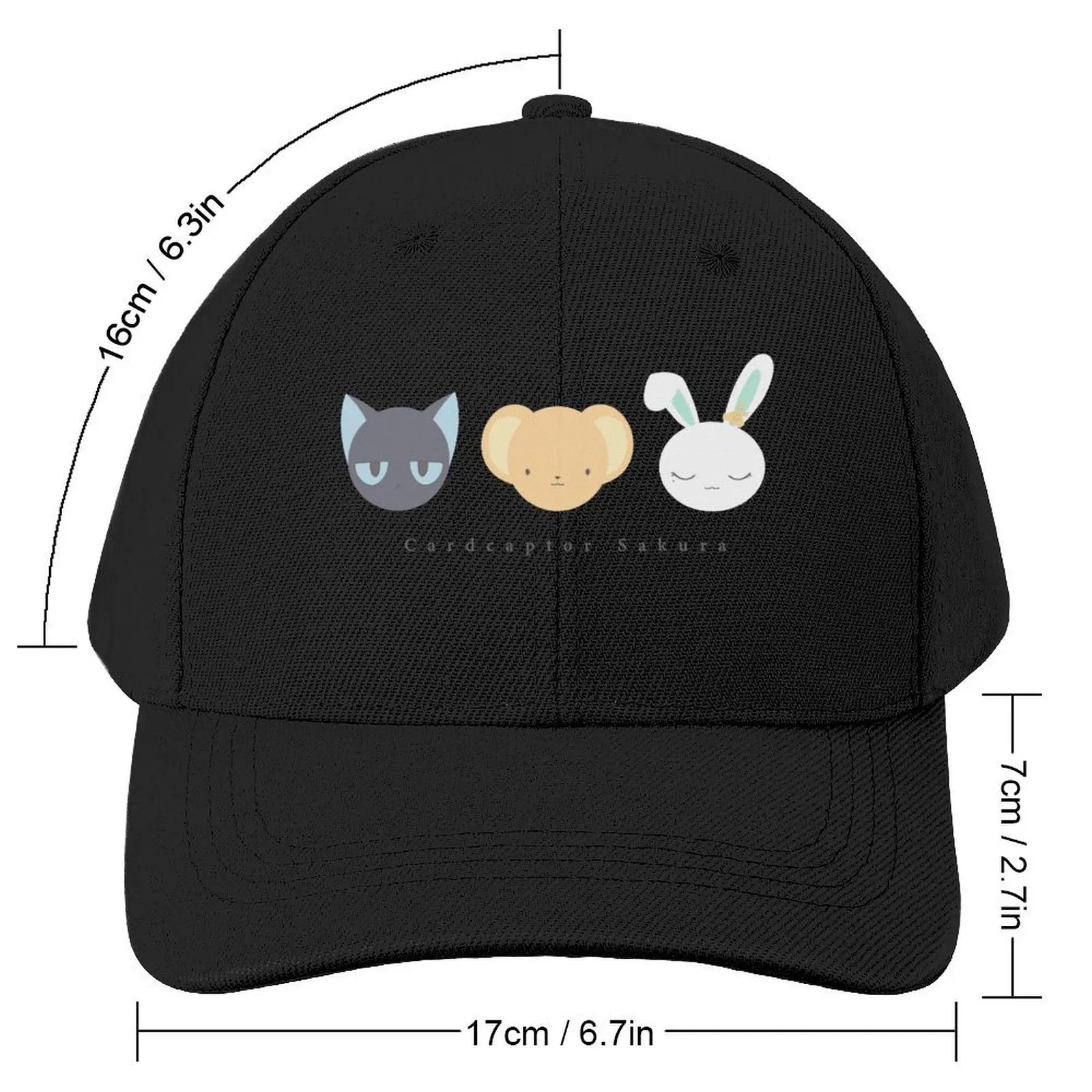 Cardcaptor Sakura - the Plushies Trio! Baseball Cap Rave Visor Women's Hats For The Sun Men's