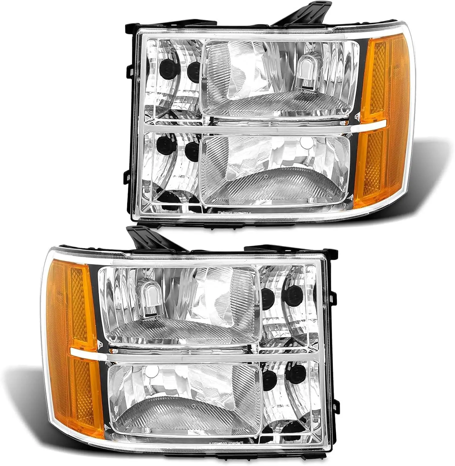 

Automotive Headlight Assembly Pair for 2007-2013 GMC Sierra 1500, for 2007-2014 GMC Sierra 2500 HD / 3500 HD Car Front Headlamp