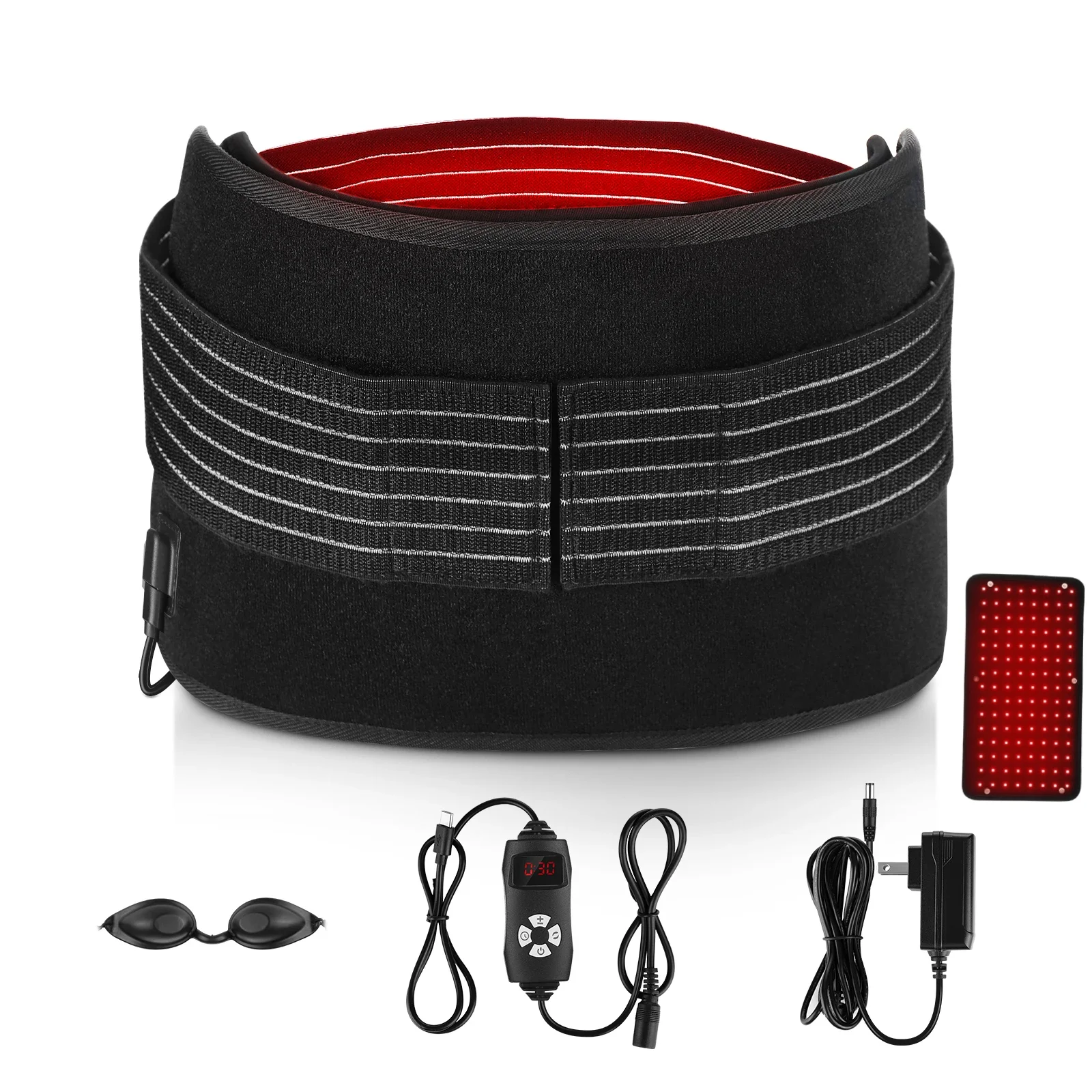 

Red Light Therapy Belt LED Infrared Lamp Waist Body Massage Pad For Relaxing Muscle Inflammation Improve Circulation Knee Relief