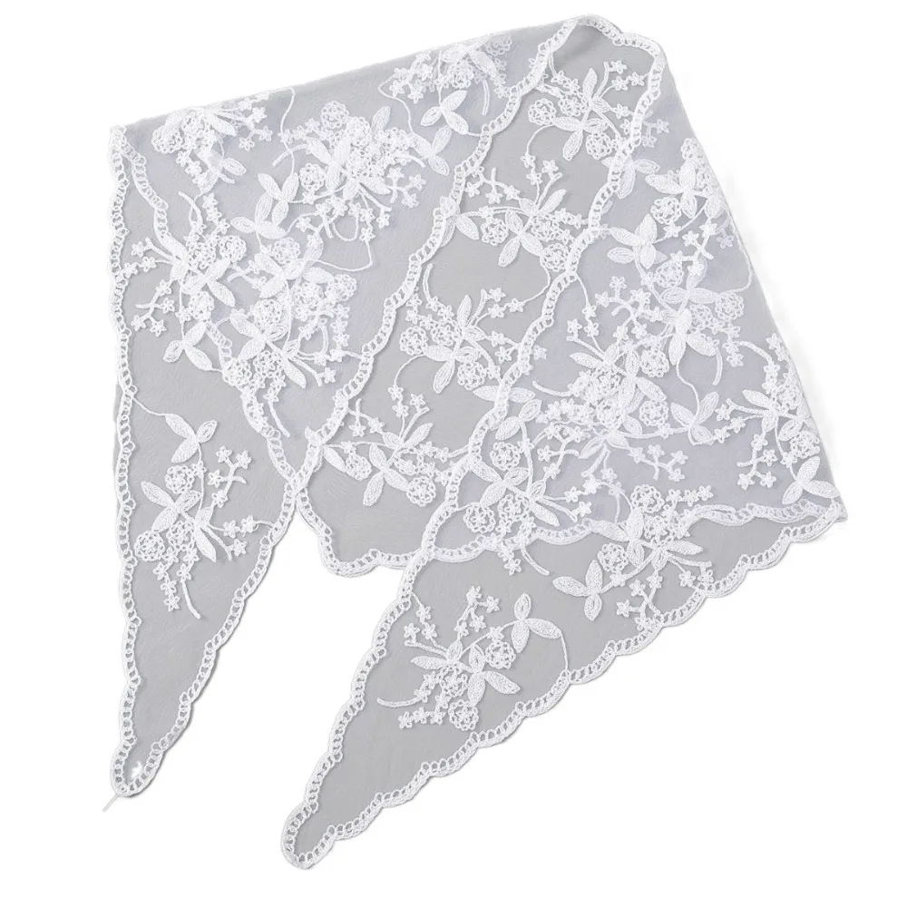 

Hollow Out Ins Lace Hair Scarf Breathable Thin Women Lace Bandana Comfortable To Wear Multi-functional Retro Triangle Headband