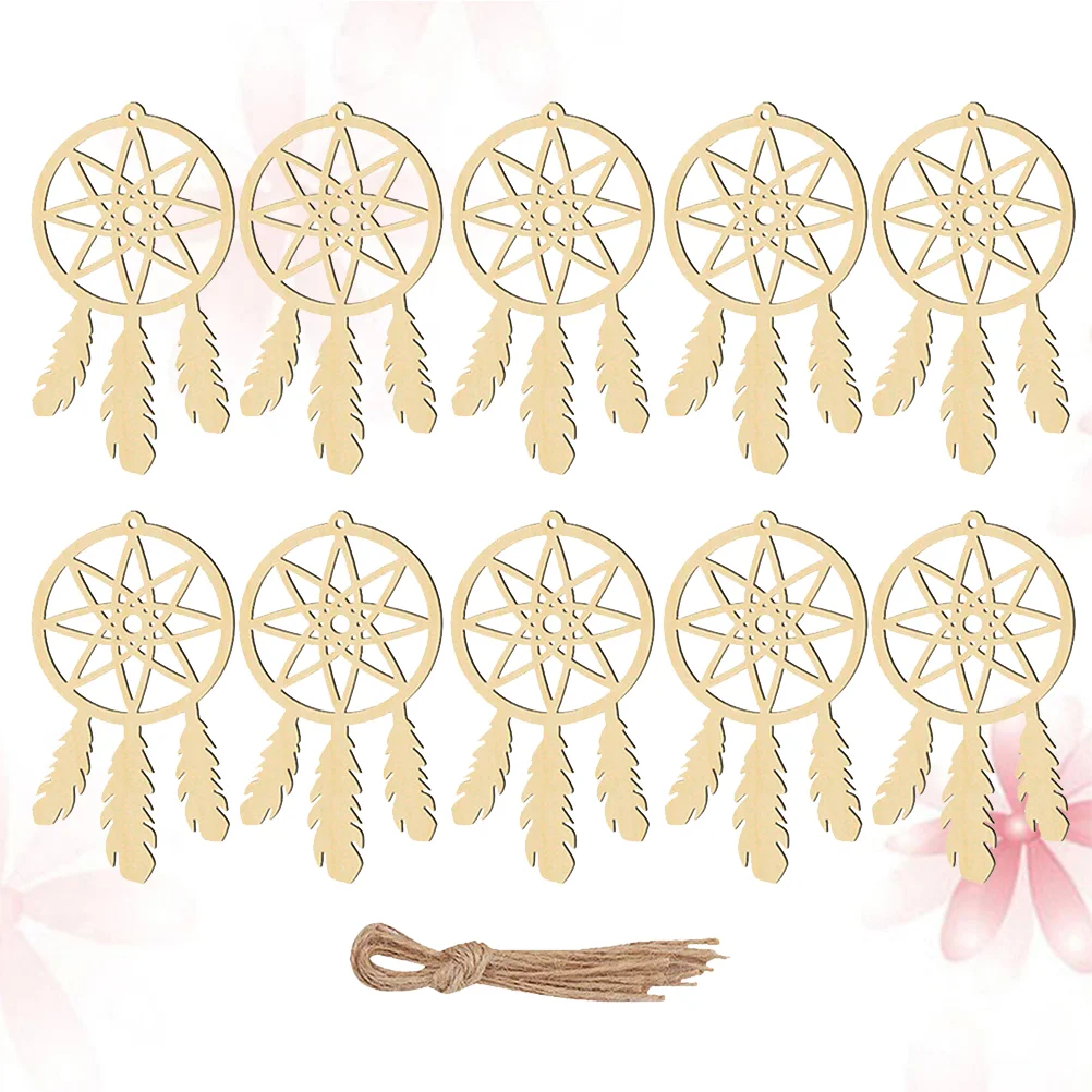 

20 Pcs DIY Home Decoration Household Supplies Wall Ornament Wireless Catch Dream Net Hung Bamboo Creative Pendant Ornaments