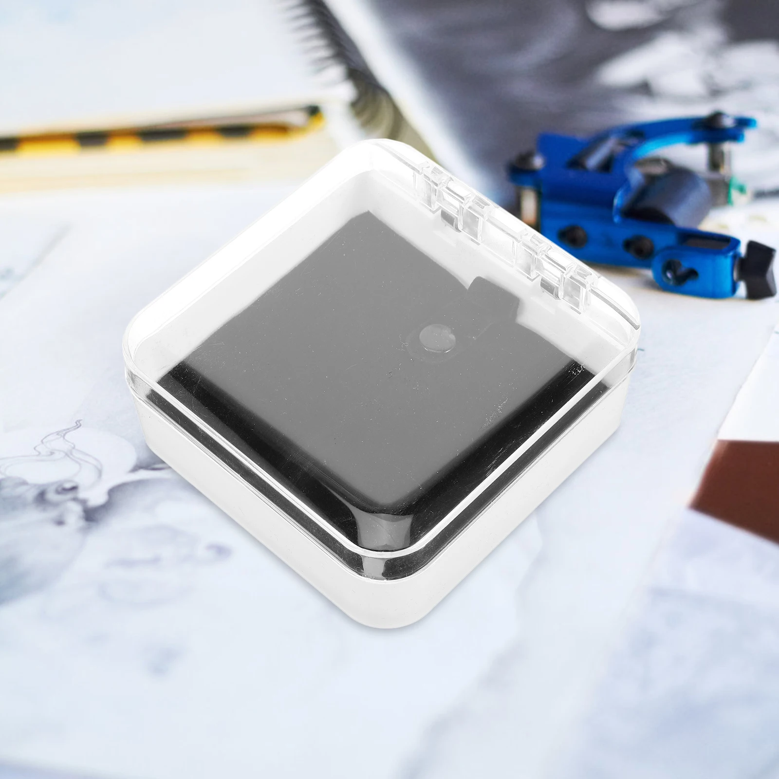 

Акриловая защитная коробка для тату-машины, держатель-ганайзер, чехол для хранения оборудования, легкий стильный дизайн для путешествий