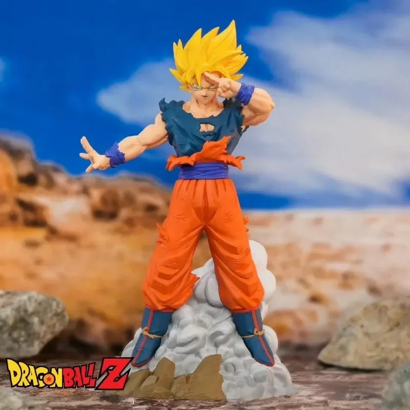 13cm Dragon Ball Z Anime Figure Super Saiyan Goku Action Figure Pvc Model Statue Doll Collection Decoration Toys Gift Ornaments
