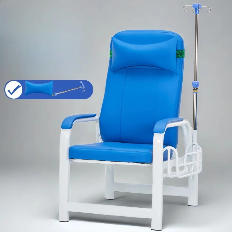 

Infusion chair Hospital health center clinic multi-functional with infusion rod single seat reclining drip chair with tripod