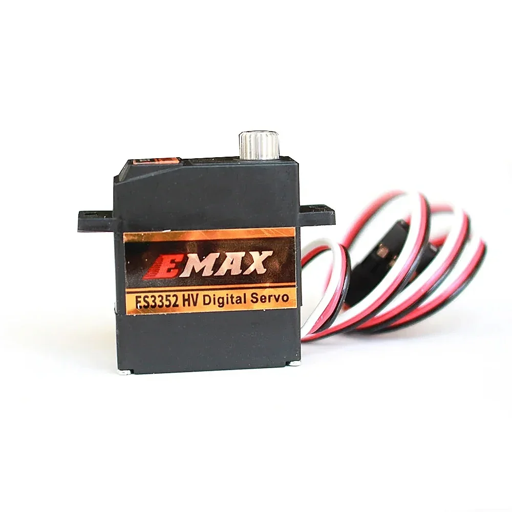 EMAX-Servo estándar Digital ES3352 HV, engranaje de Metal de alto voltaje, 12G, multiusos, para coche RC, Robot, avión, Dron