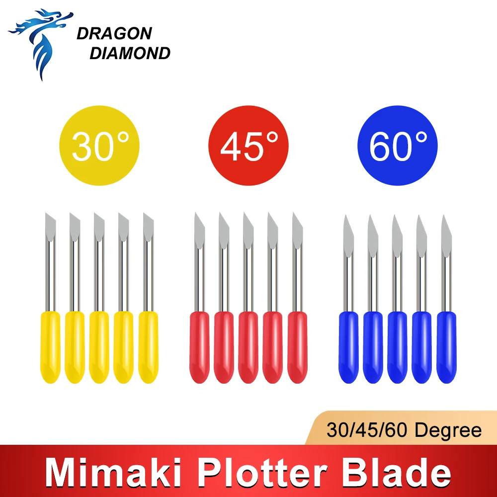 5/10pcs 30/45/60 Degree Mimaki cutting Blade Plotter cutting Blades Vinyl Cutter Knife for Mimaki Plotter