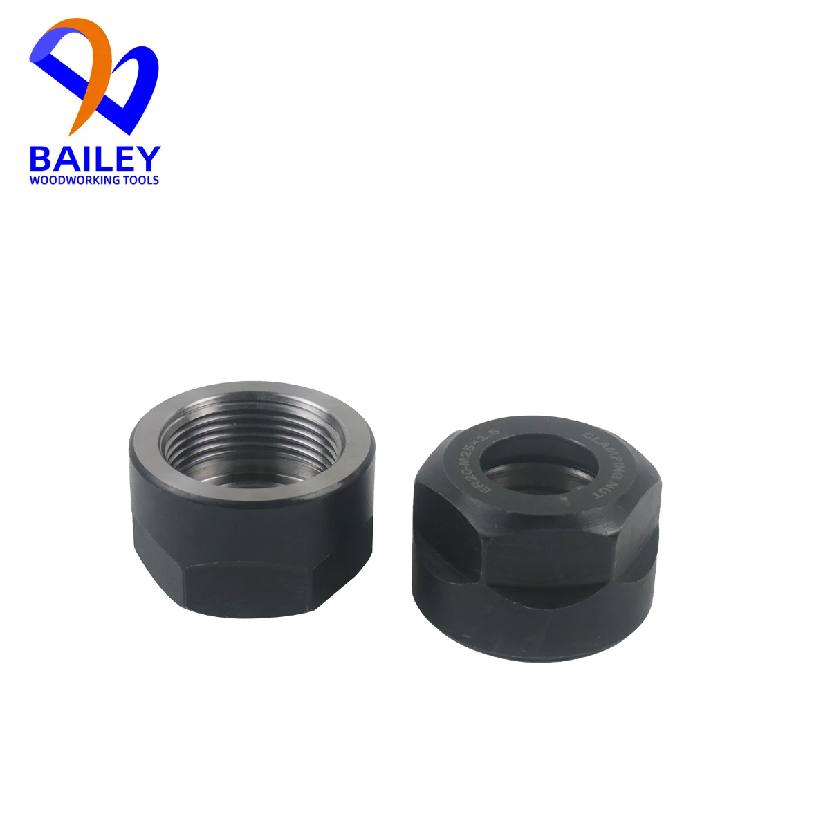 BAILEY 10PCS ER20A 25x1.5mm High Precision Clamping Nuts for CNC Milling Chuck Holder Woodworking Tool Accessories