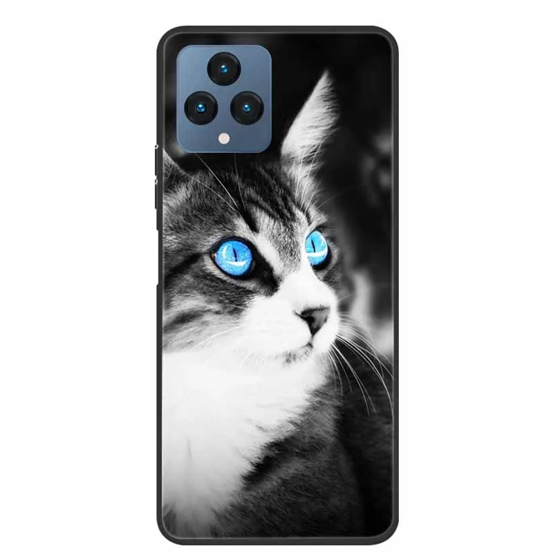 For T-Mobile REVVL 6 5G Case Lovely Soft Silicone TPU Coques for TPhone T Phone 5G Shockproof Covers Capa On REVVL6 Cool Shells