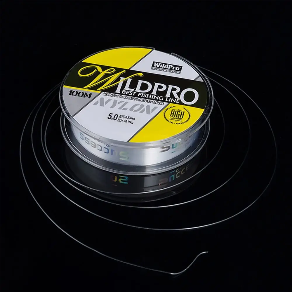 

Прозрачная прочная мононить 100 м, невидимая нейлоновая леска, эластичная нить, полиэстеровая нить для приманок на катушке