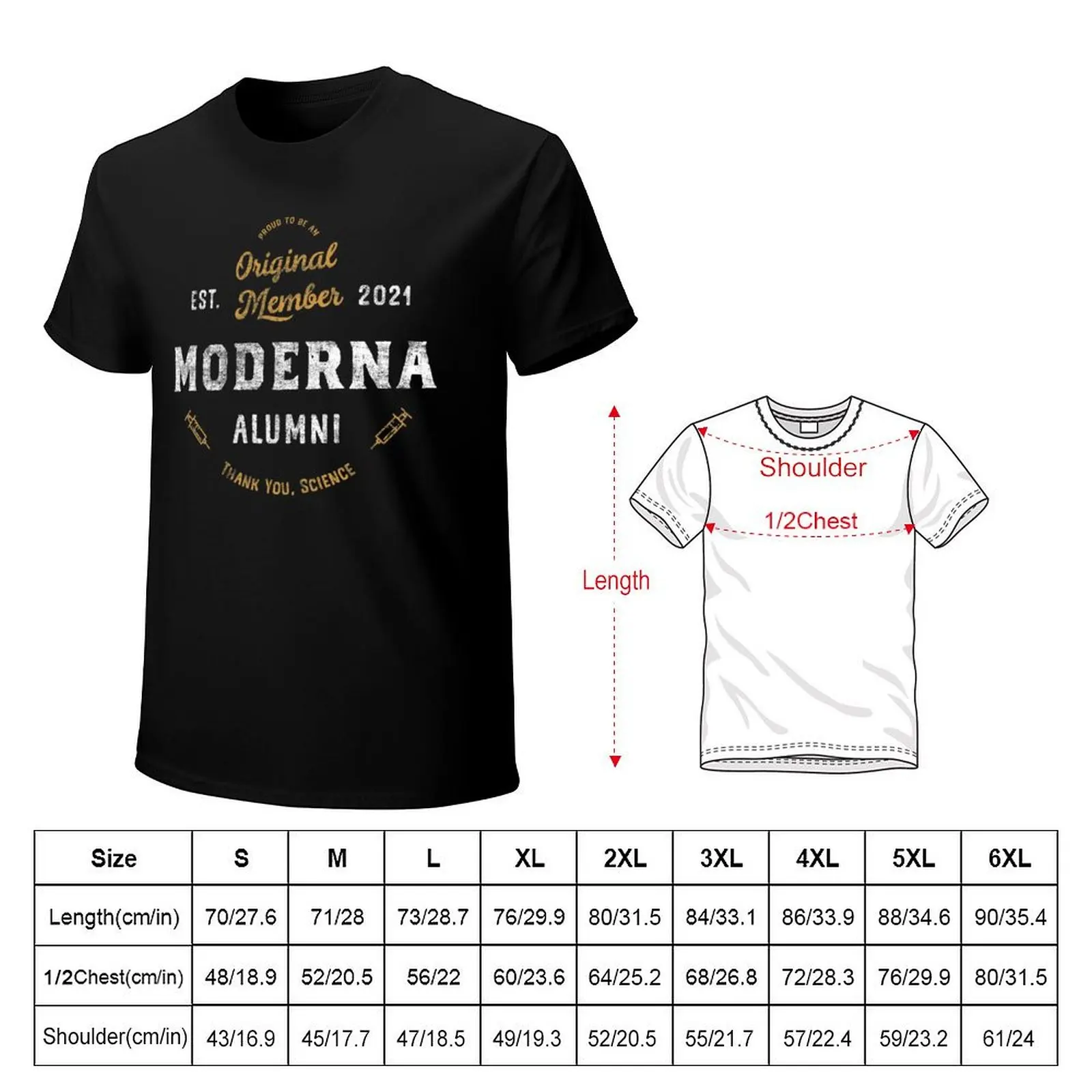 Team Moderna Alumni 2021 Proudly Vaccinated T-Shirt Quick Dry Outdoor Sports T-Shirt