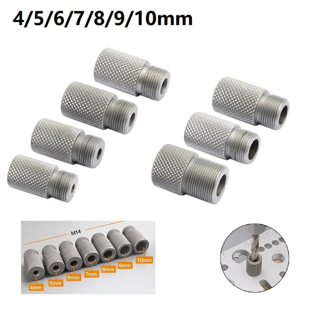 1PC 4-10mm Drill Sleeve 3 In 1 Woodworking Drill Bushing Quenching Dowelling Jig Guide Locator Pocket Hole Jig