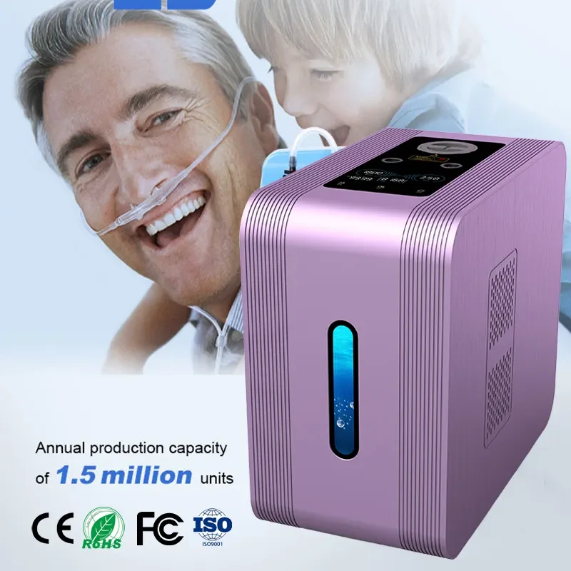 

Hydrogen Inhalation Therapy Machine 1200ml/min, 99.992% High Purity, PEM Ionizer, Hydrogen Water Generator