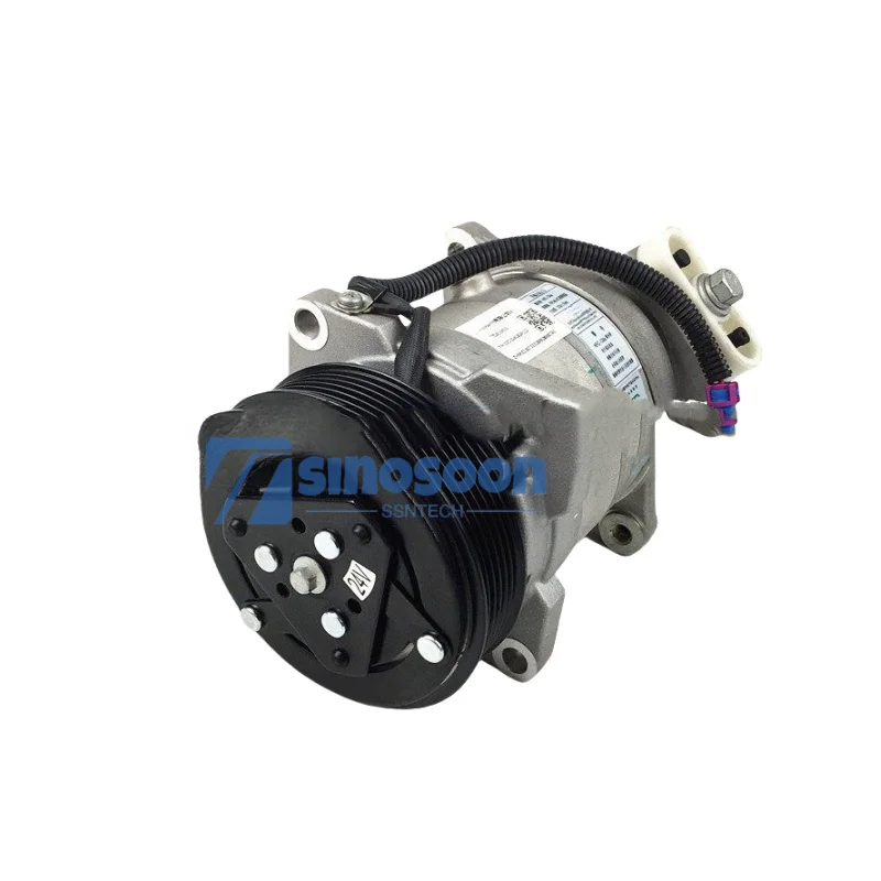 Shacman Truck Parts Original Spare Parts Air Conditioning Compressor WP12 DZ13241824112 24V X3000 F3000 For Shacman Spare Parts