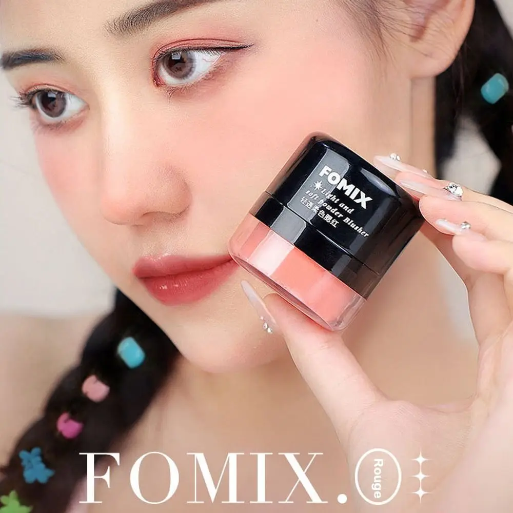 High Quality Light and Soft Brighten Blusher Waterproof High Gloss Matt Powder Blusher Cream Sweatproof Smudge-proof Rouge