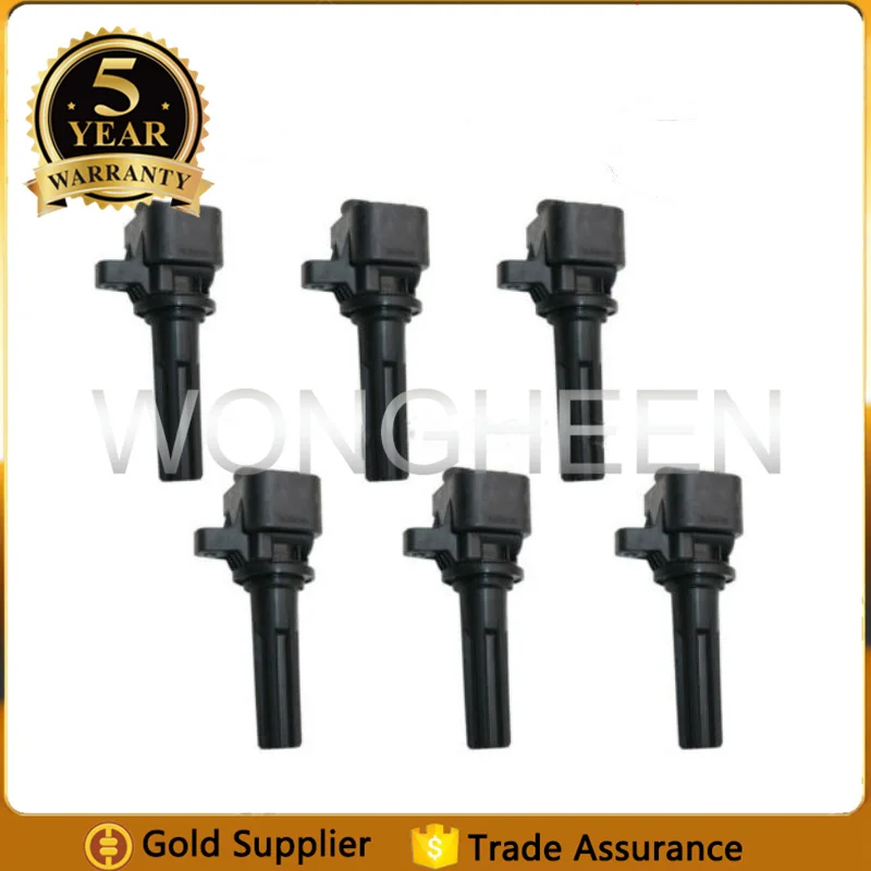 

6PCS 12596547 12612369 12629472 Ignition Coil For Chevrolet Colorado Trailblazer Hummer H3 Isuzu Ascender SAAB 9-7X ENVOY