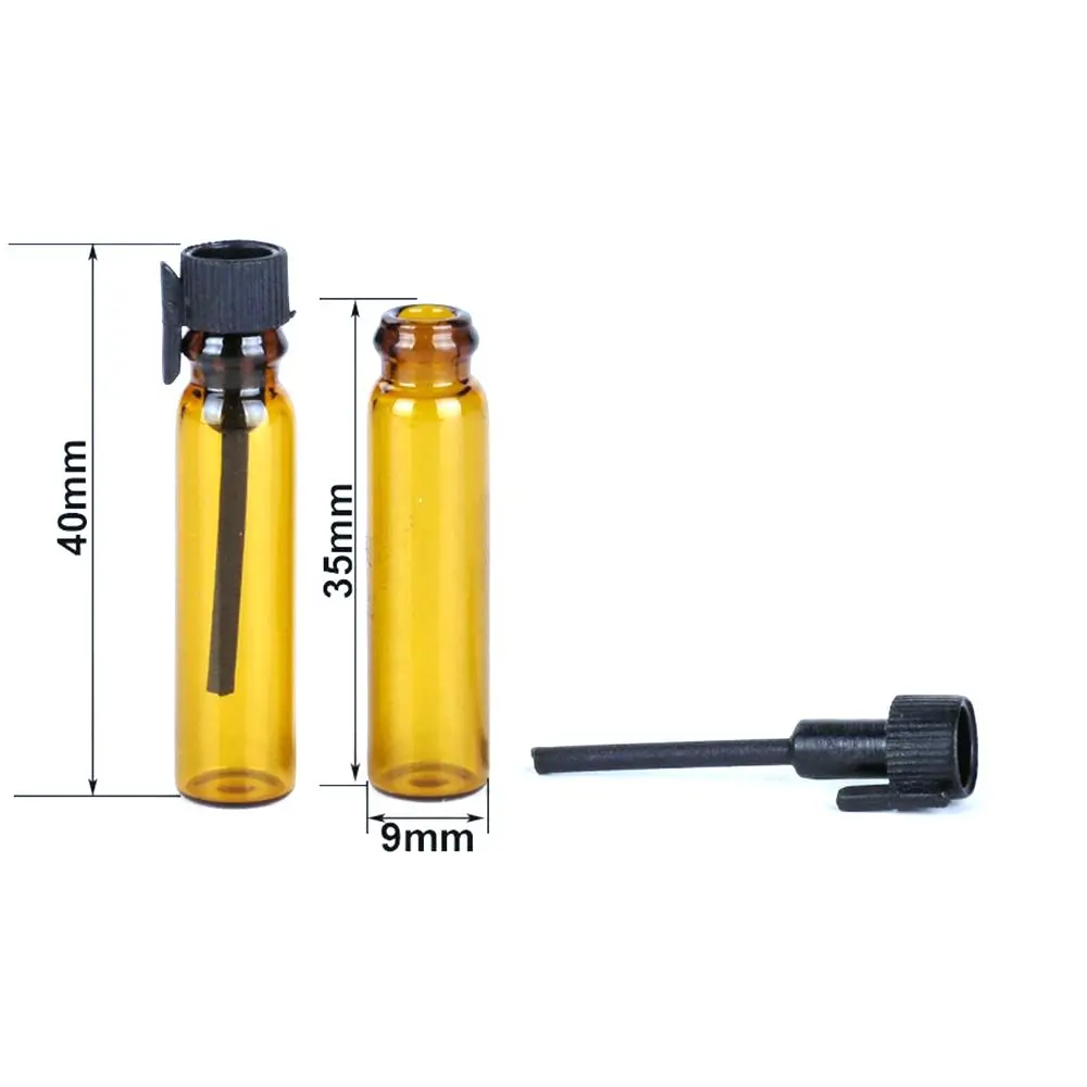 Vial Aromatherapy oil Tester Perfume Tube Leak-proof Perfume Bottle Refillable Bottle Empty Bottle Tube Mini Dropper Bottles