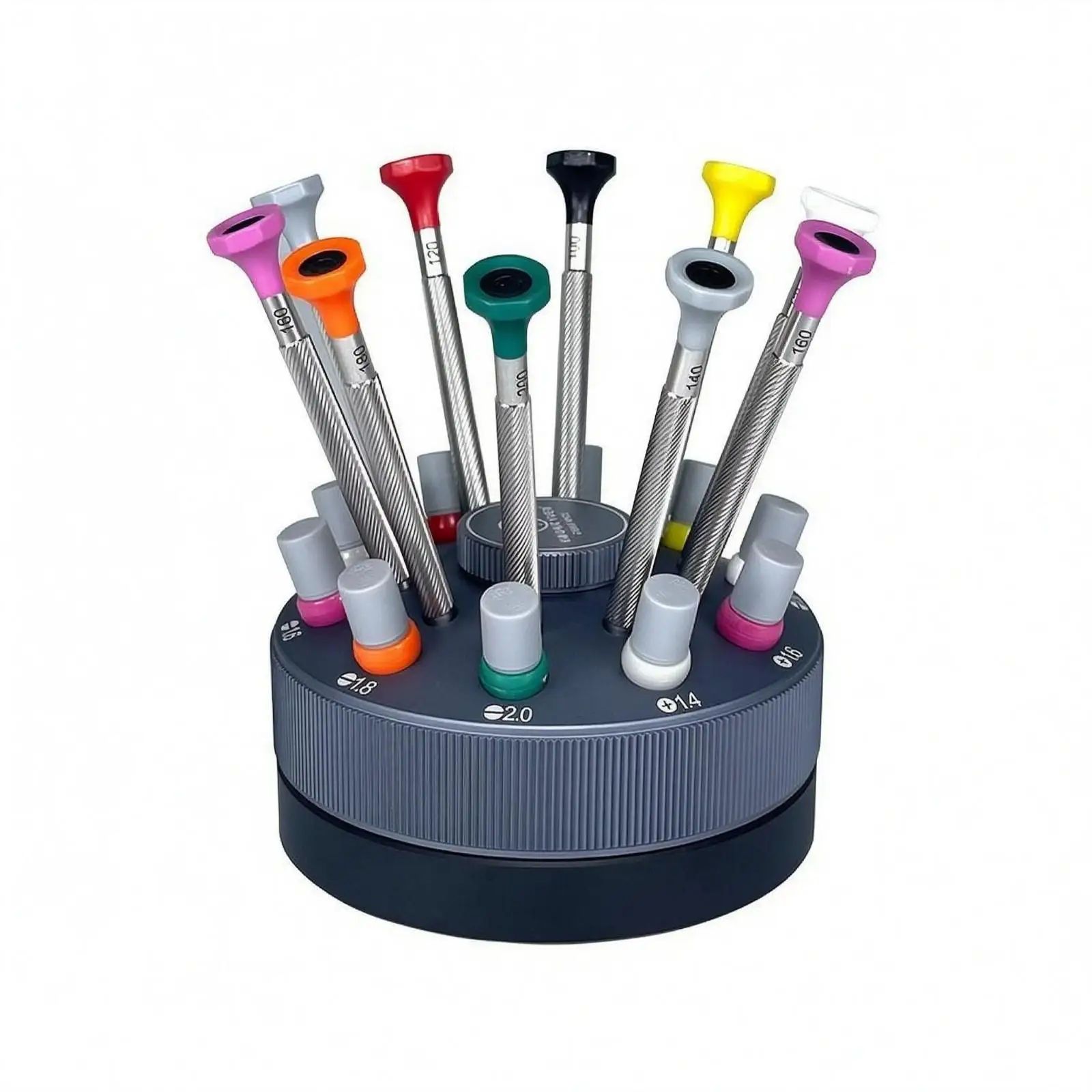 Rotating Screwdriver Organizer S2 Steel Screwdriver Organizer Set Non-Slip