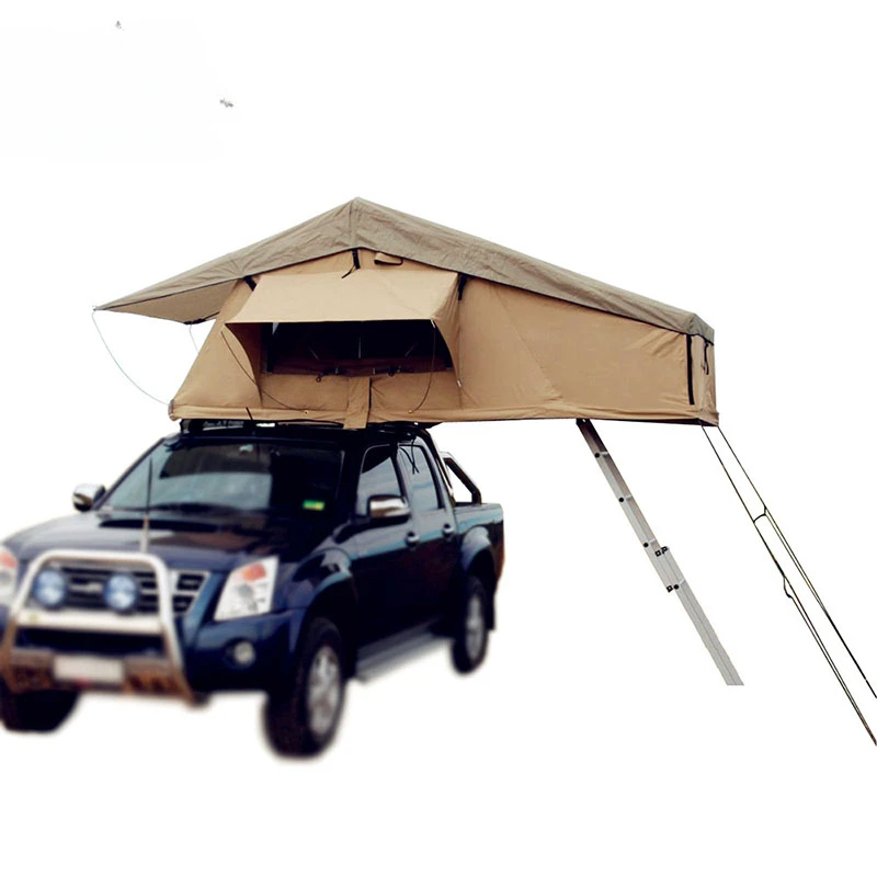 310*140cm soft shell roof top tent with annex and shoe bagscustom