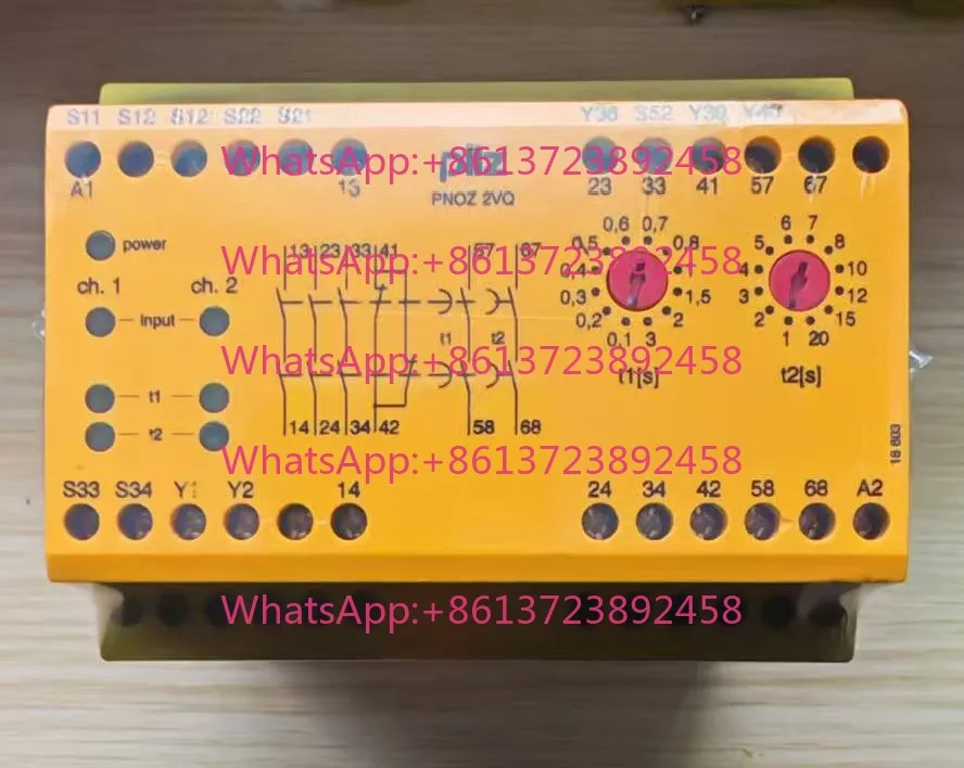 New PILZ safety relay PNOZ 2VQ, model 77401