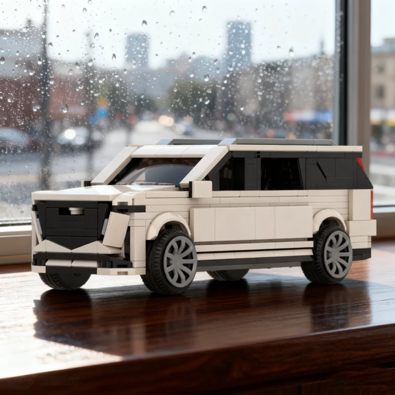 579 pièces MOC Cadillac Escalade ville Champions modèle blocs de construction Architecture cadeaux de noël idée jouet éducation brique enfants