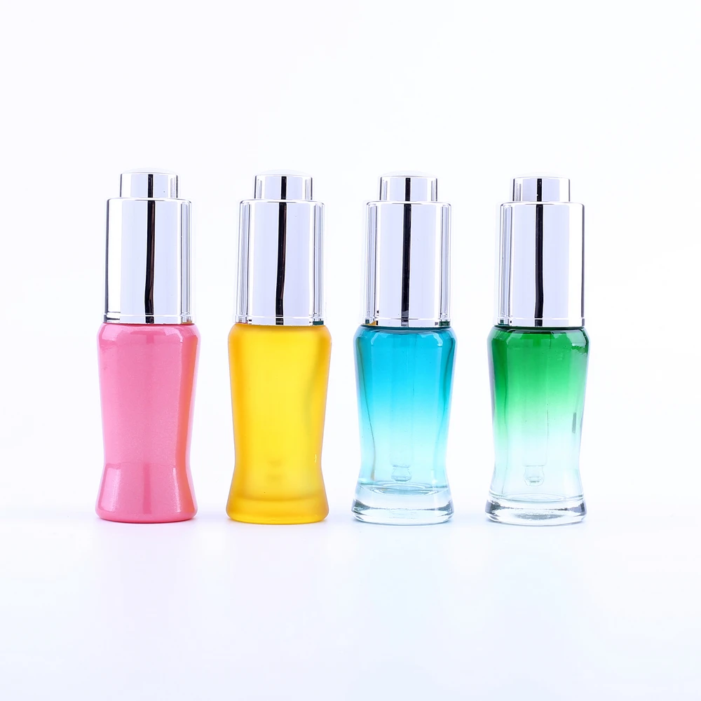 

100PCS 15Ml Thick Glass Dropper Bottle Botella Cristal Empty Cosmetic Packaging Container Vials Essential Oil Bottles