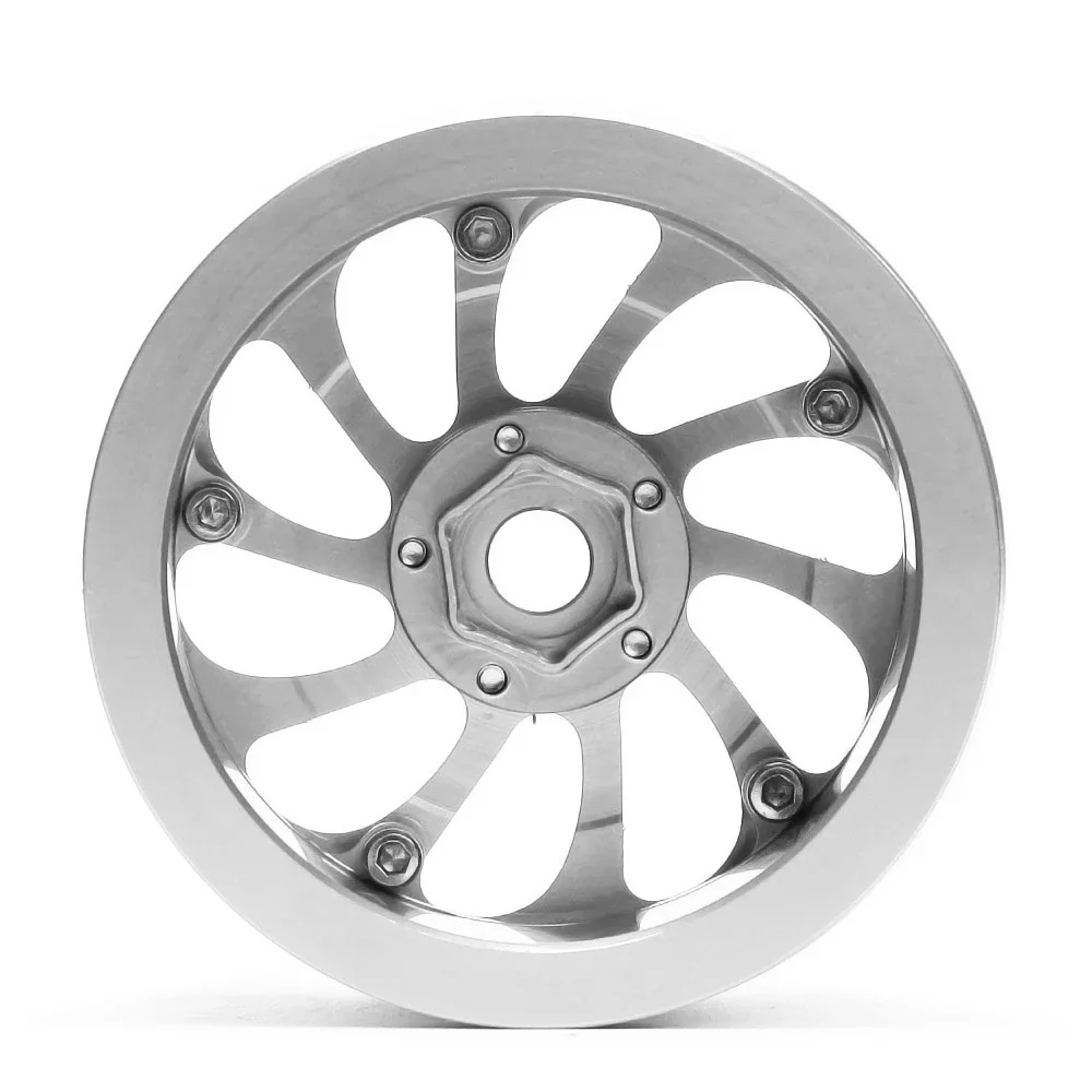 1:10 2.2" Beadlock 15 Hole Alloy 63*51*41 Wheels Hub Rim for RC Crawler 1/10 Axial SCX10 SCX10II 90045 RR10 TRX-4 Traxxas