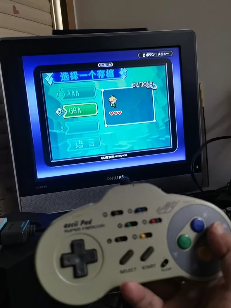 

Ручка SFC для модуля ngc Поддержка игр GBA с док-станцией