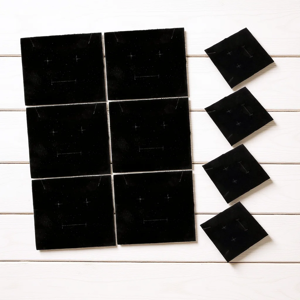 20 قطعة صندوق مجوهرات الإسفنج بطانة مجموعة واقية إدراج وسادة لخواتم أقراط المنظم عرض هدية صندوق إدراج #1