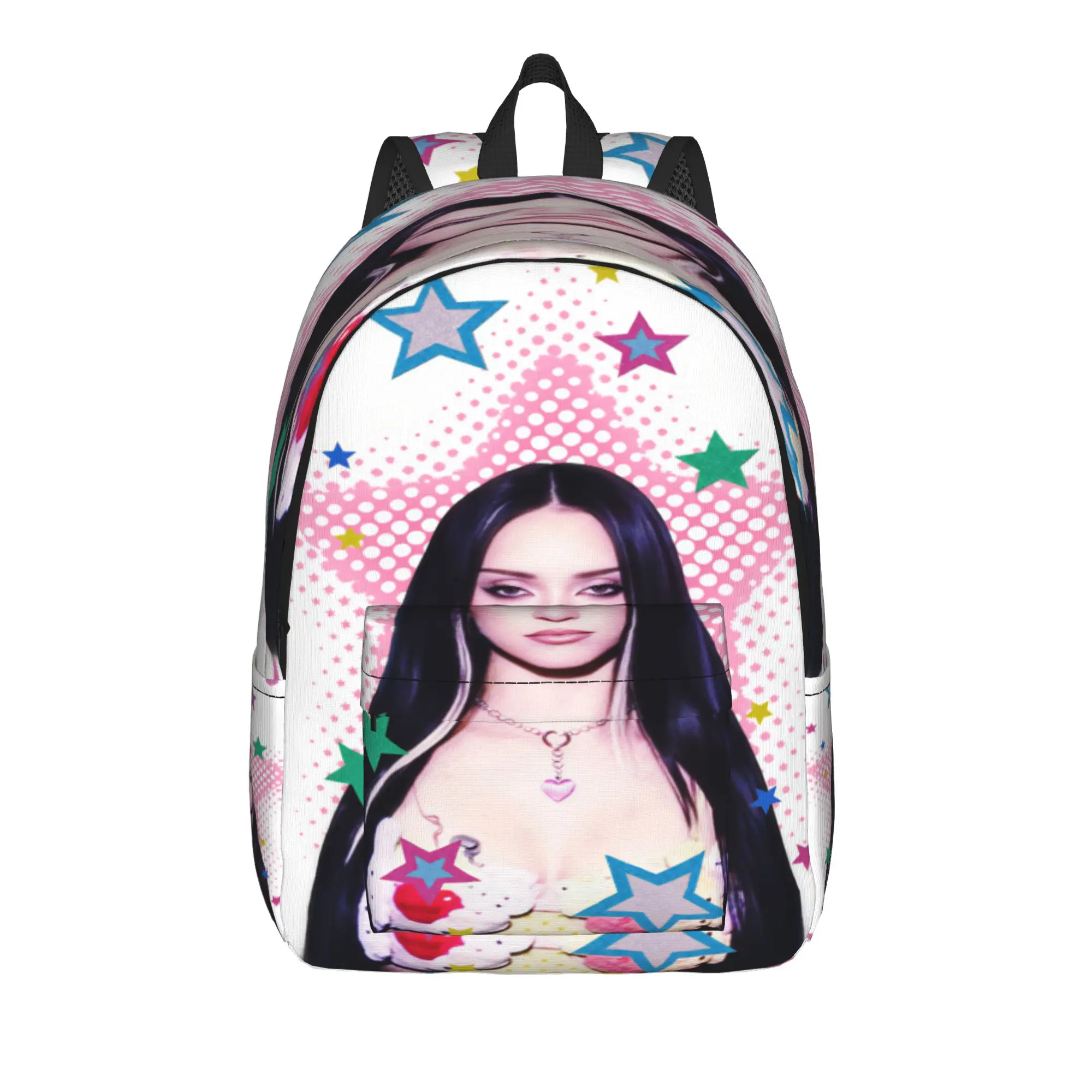 D-Daniela K-Katseye Gnarly  Backpack  Female Polyester Hiking Backpacks Lightweight Elegant High School Bags Rucksack