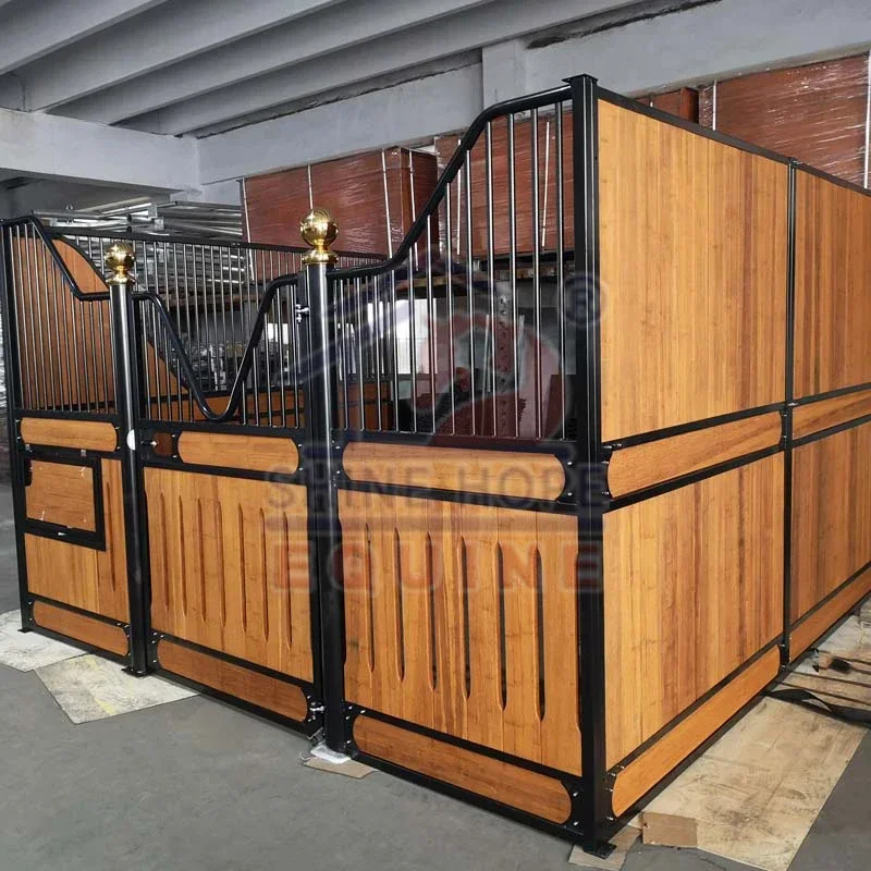 Horse Barn Stables Outdoor Portable Stall Boxes Horse Stall Fronts Doors Horse Stable Panels