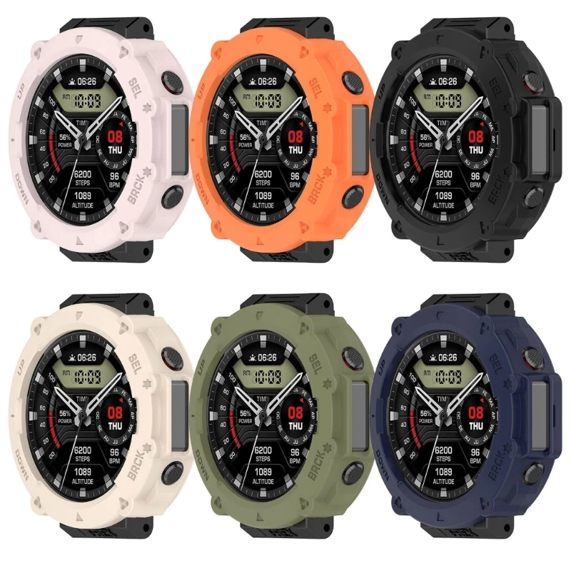 Funda protectora de pantalla para reloj inteligente Amazfit T Rex Ultra, carcasa antigolpes, resistente a los arañazos