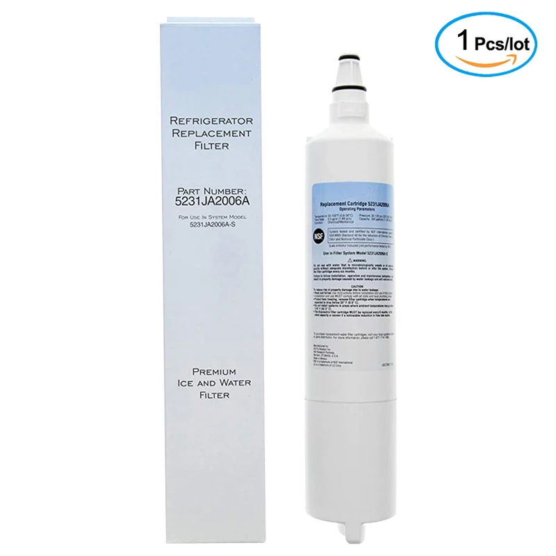 Replace the refrigerator filter  LT600P, suitable for 5231JA2006, 5231JA2006A, 5231JA2005A, 5231JA2006F, 5231JJ2001C . 1