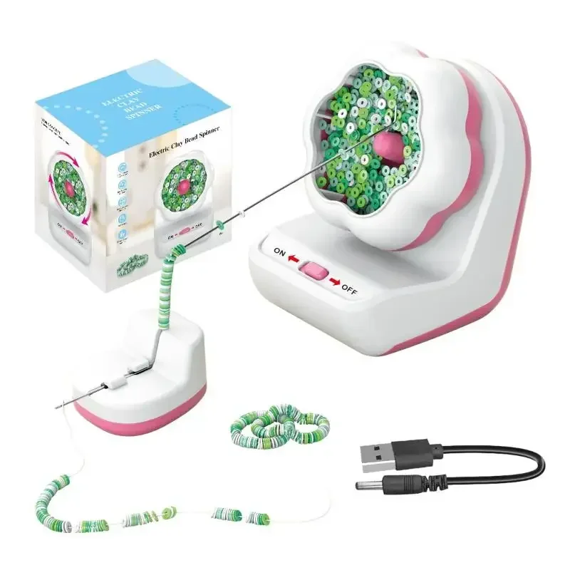 

Electric Bead Spinner Automatically Clay Bead Spinner Fast Efficient Beading Bead Spinner Machine For DIY Bracelets Necklaces