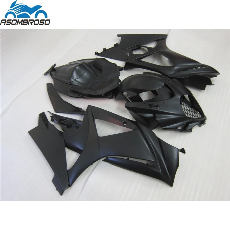 Top selling bodywork Fairing kit for SUZUKI GSXR 1000 2007 2008 black plastic racing gsxr1000 fairings FM34