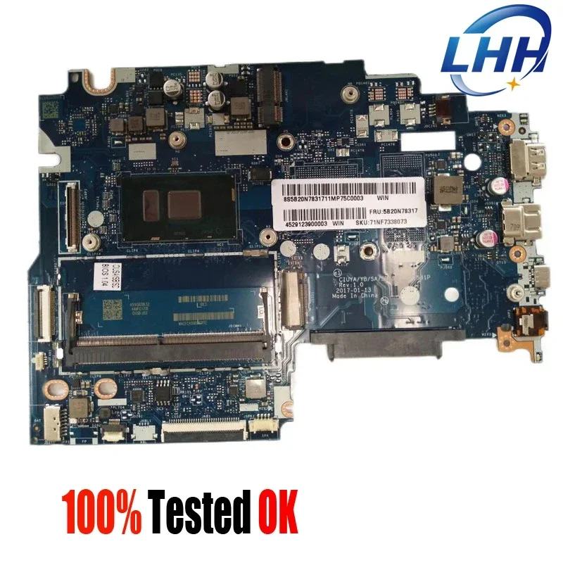 LA-E541P Mainboard for Lenovo IdeaPad 320S-14IKB 520-14IKB Laptop Motherboard 5B20N78605 with I3 I5 I7 7th CPU  UMA 100% Work.