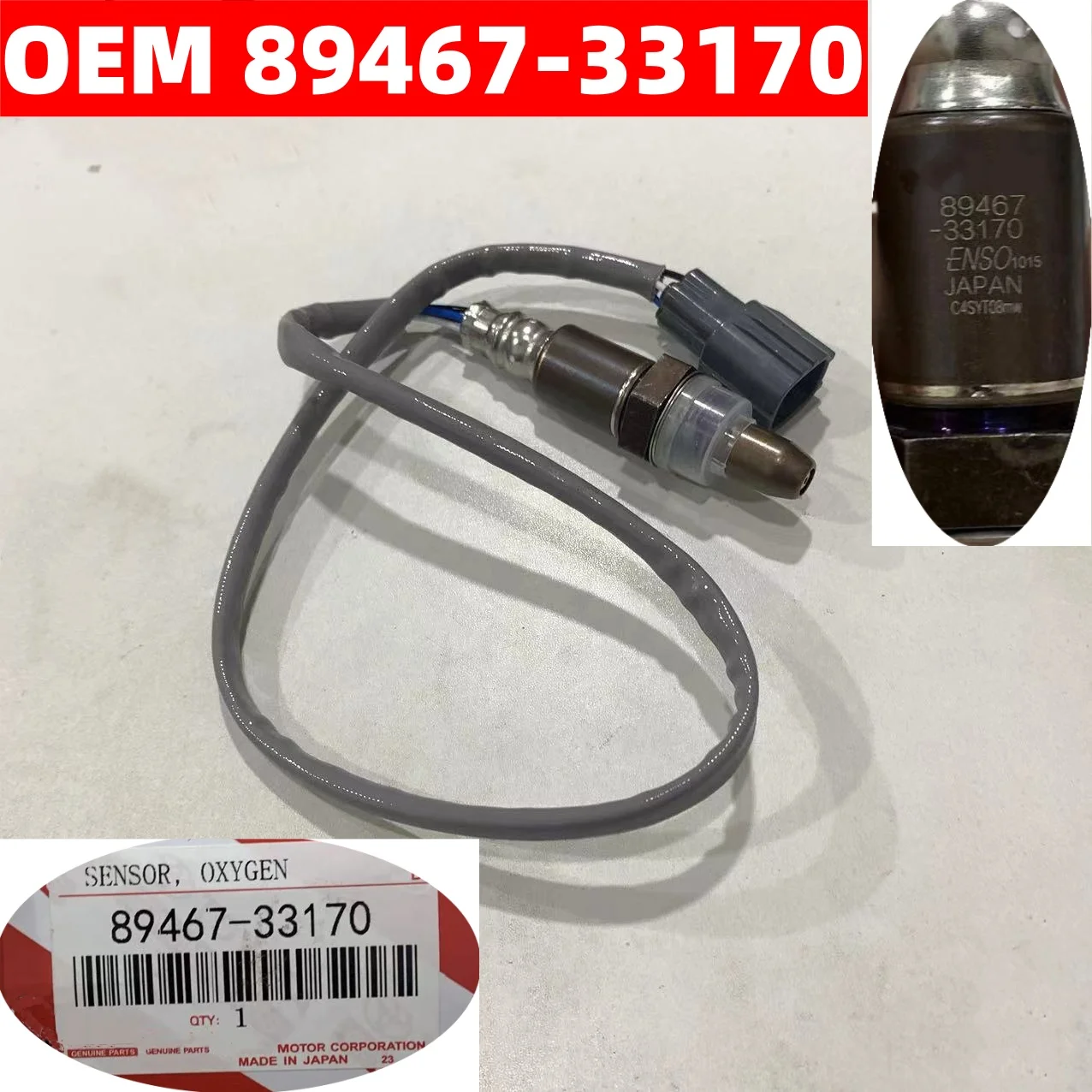 

89467-33170 Новый передний датчик кислорода для Toyota Highlander и Lexus 894673170