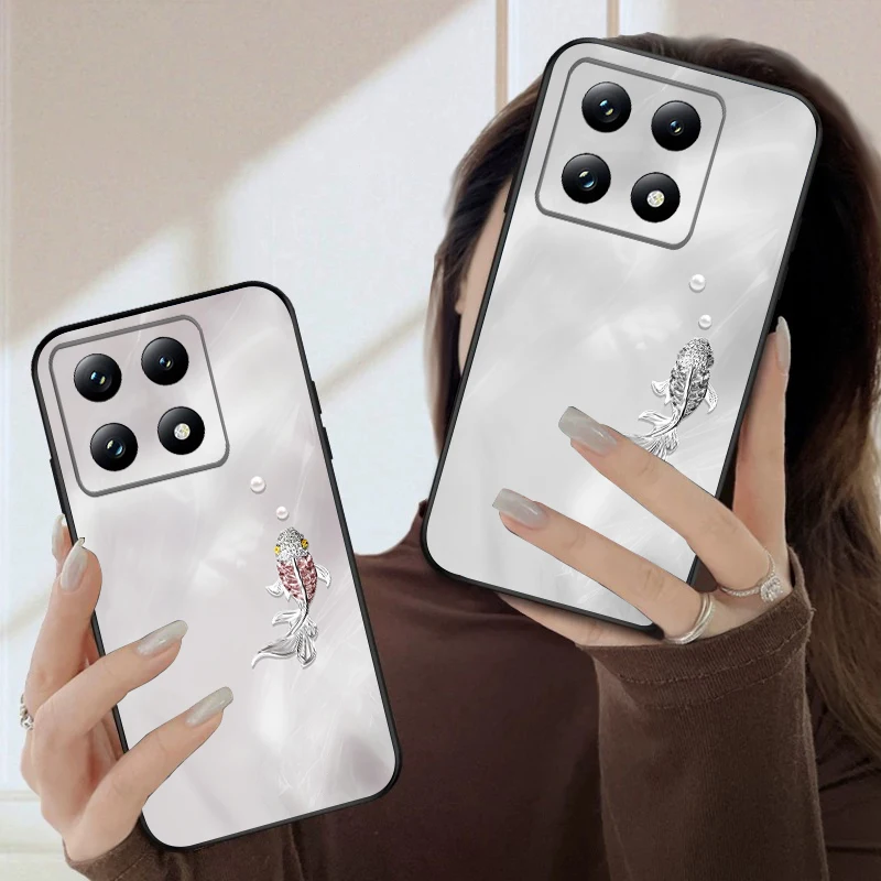 

Blue Little Fish For Xiaomi Poco X7 M7 Pro 5G M5 X4Pro M4 M6 4G C65 C75 F6 F5 X6 X5 7 X5 F7 Ultra M5S M4Pro 5G soft phone case