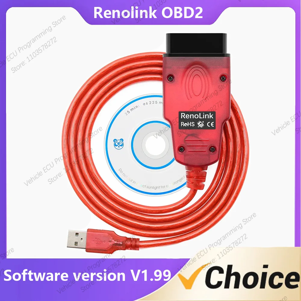 

Renolink OBD2 Software V1.99 For Ren-ault ECU Programmer Diagnostic Tools Automobiles Car Eprom Read Write KEY Programming -15%