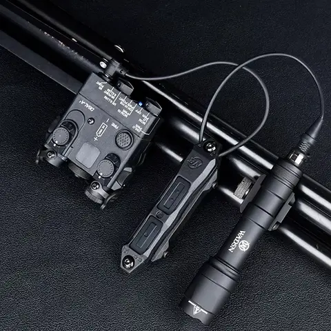 DBAL A2 लाल हरा डॉट लेजर Surefi M300 M600 टॉर्च प्रेशर स्विच शिकार एयरसॉफ्ट हथियार लाइट 20mm MLOK KEYMOD रेल के लिए 10 best sales एयरसॉफ्ट लाइट - №2