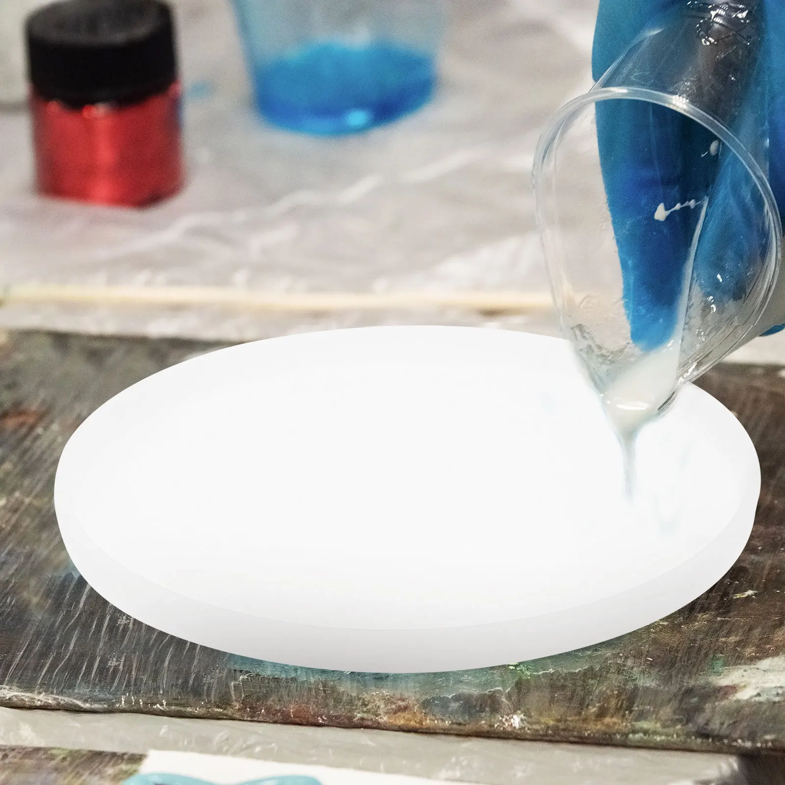 

3 Pcs Crystal Epoxy Resin Molds Silicone DIY Making Tool Handmade Ornament Mold Table Decoration Jewelry Accessories Parts