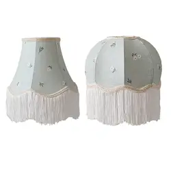 Table Lamp Shade Cover Tassel Lampshade for Living Room Farmhouse Wedding