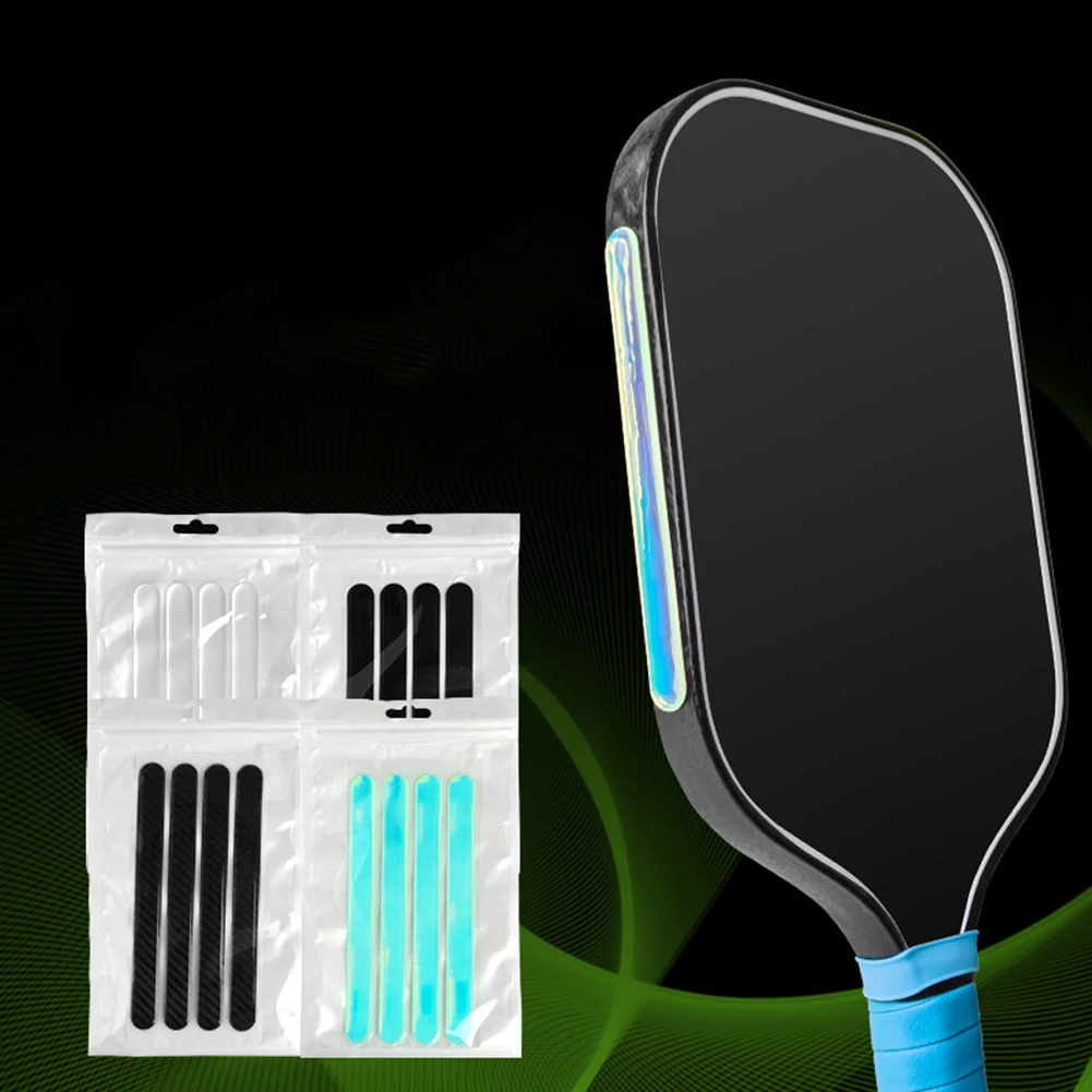 

4pcs Pickleball Paddle Counterweight Strips Edge Protector 150x15mm/3.5g Counterweight Stickers Tennis Accessories