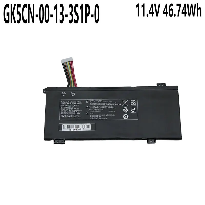 GK5CN-00-13-3S1P-0 Battery For MECHREVO X8Ti Z2 MACHENIKE T90 Plus T90-T3p F117-B F117-B6 GK5CN GK5CN4Z GK7CN6Z X9Ti X9Ti-R