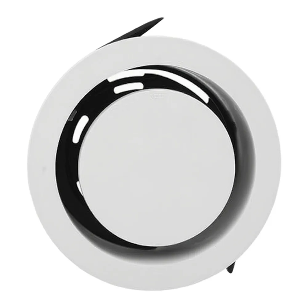 ABS Adjustable Ceiling Air Vent 75mm 100mm White Thin Return Outlet for Cabinet Air Conditioning Systems ABS Adjustable