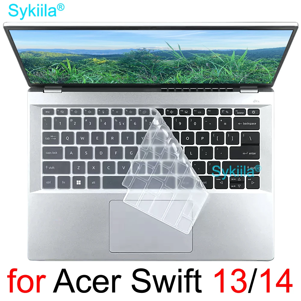 

Чехол для клавиатуры Acer Swift 1 3 Pro 5 7 13 14 SF14 SF113 SF313 SF114 SF314 SF514 SF713 SF714, силиконовый защитный чехол 13.3