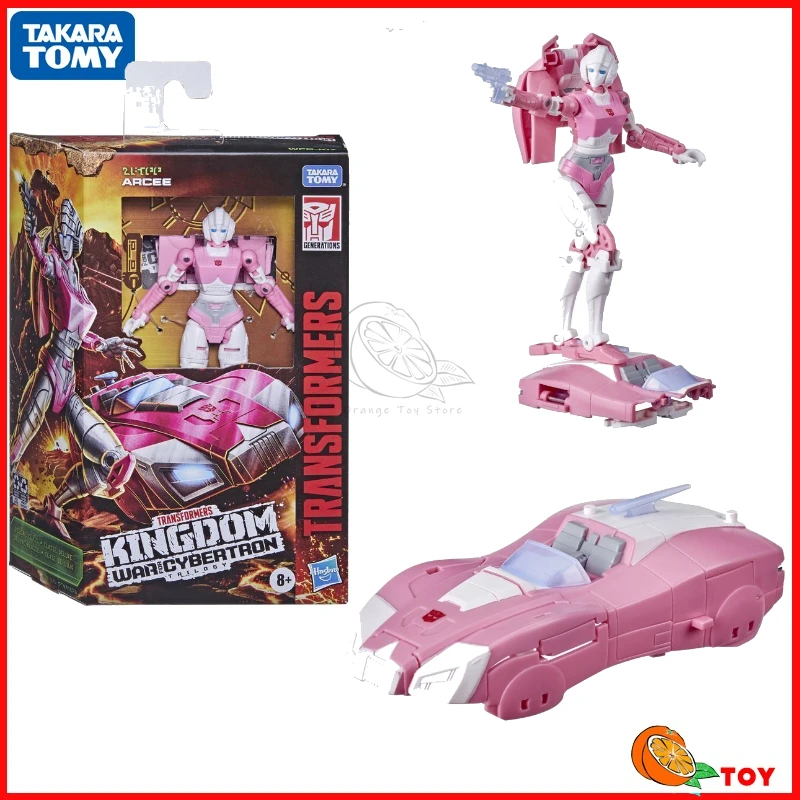 In stock Takara Tomy Transformers toys Kingdom WFC-K17 Arcee Model Robot Collection Action Figures Toys Gifts Hobby