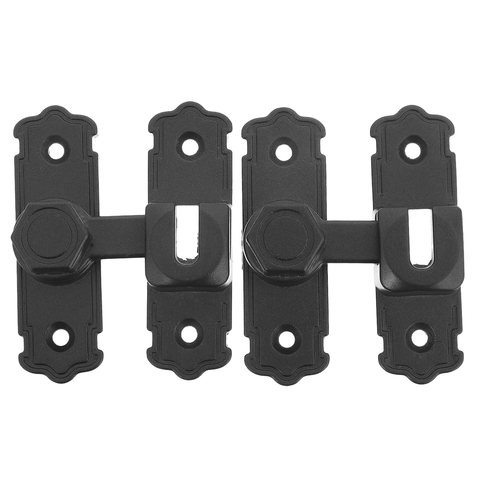 

2 pcs Door Lock Latch Barn Hardware Flip Bolts for Bathroom Sliding Doors Aluminum Child Safety Durable Precision Silent
