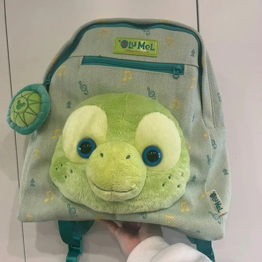 Disney Quan Hongchan Same Style Olu Mel Turtle Large Capacity Cute Wind Bag Suitable For Students And Adults