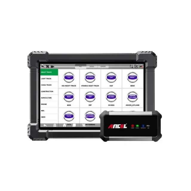 

ANCEL X7 HD Heavy Duty Truck Scanner 24V Full System EPB ABS Oil Reset SAS DPF Regen TPMS ECU x7hd OBD2 Diagnostic Tool